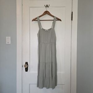 Becool Midi Dress – Size M – Sage Green